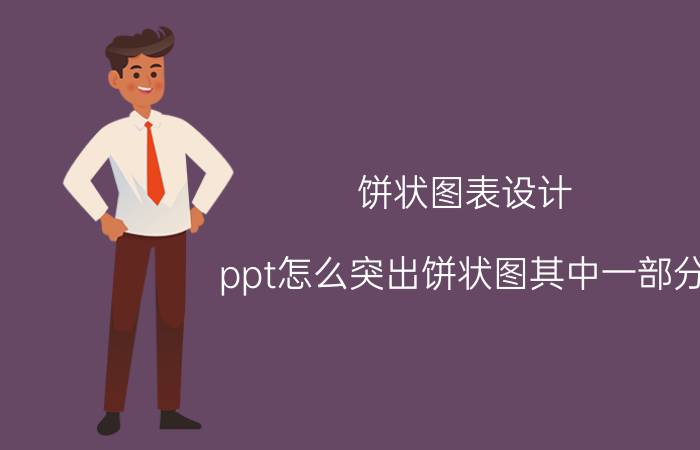 饼状图表设计 ppt怎么突出饼状图其中一部分？